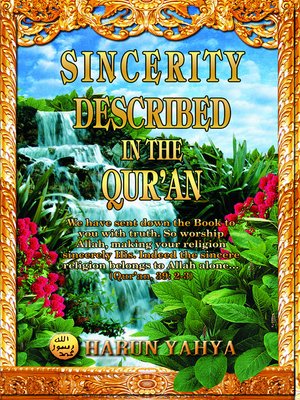 cover image of Sincerity Described in the Qur'an